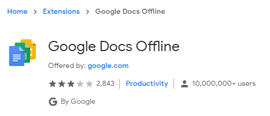 google docs offline