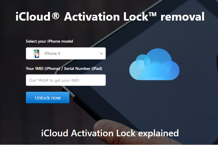 iCloud activation lock
