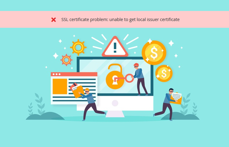 SSL certificate problem: unable to get local issuer certificate