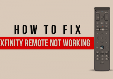 fix xfinity remote not working