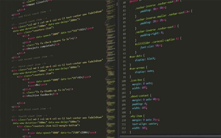 HTML and CSS