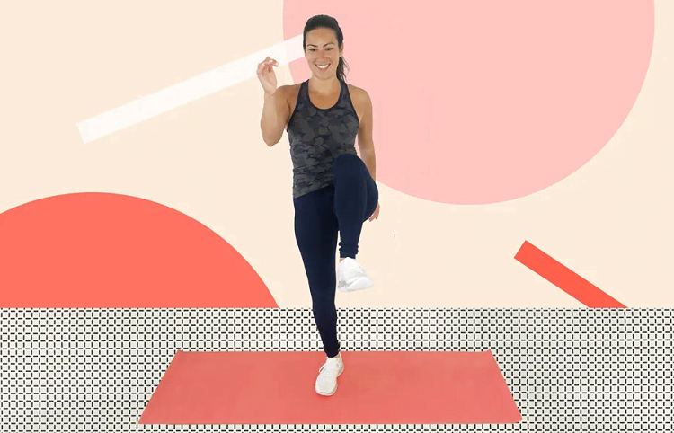 high knee - cardio exercises