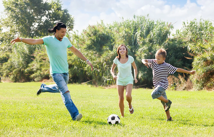family sports soccer