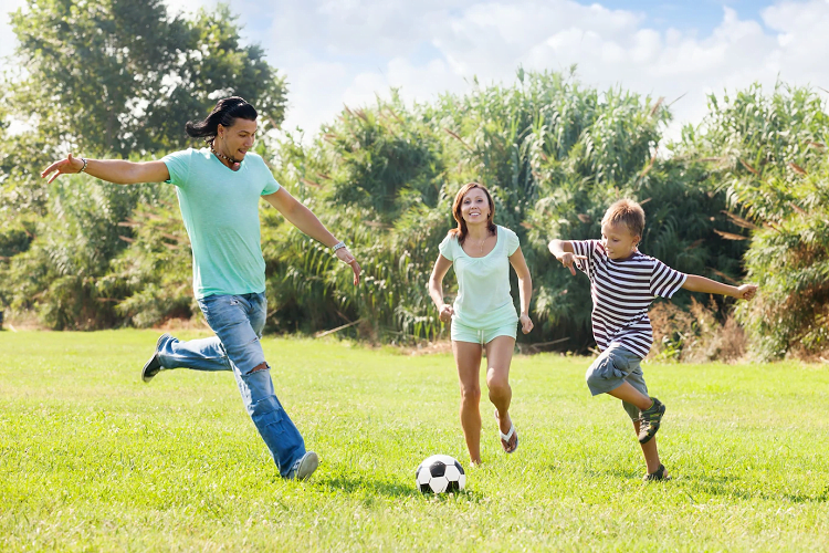 family sports soccer