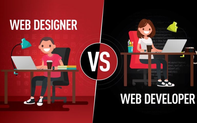 web designer vs web developer