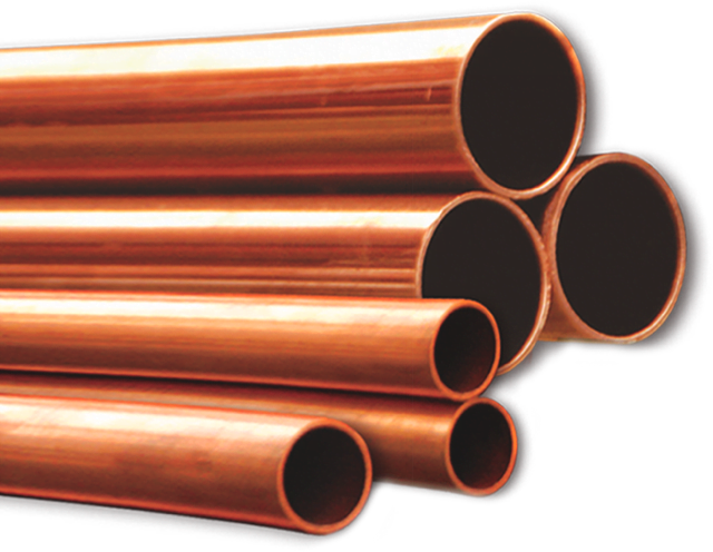 copper pipes