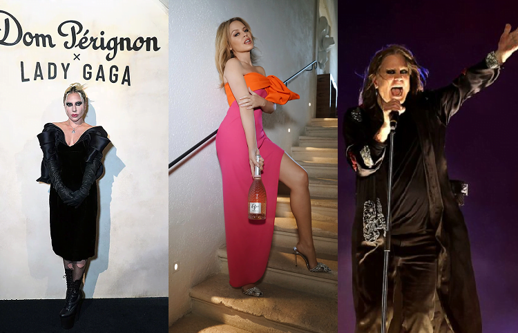 musicians - lady gaga - kylie minogue - ozzy osbourne