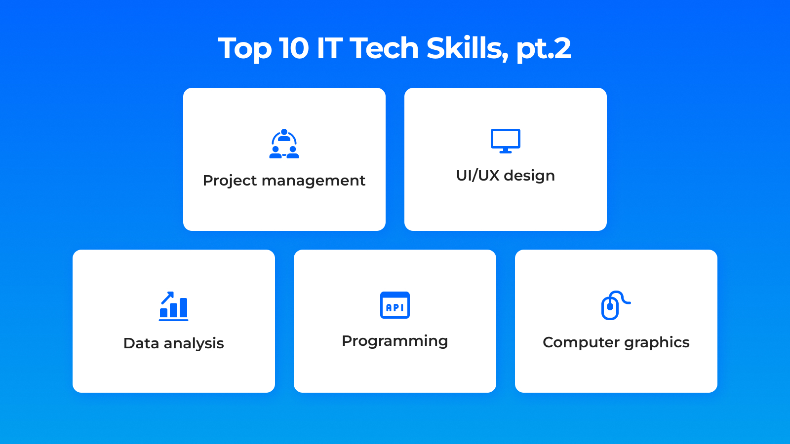 Top 10 IT Tech Skills, pt.2