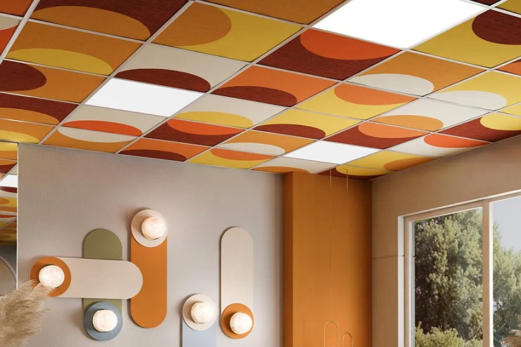 fabric ceiling panels