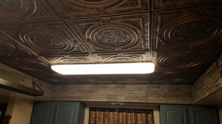faux stone ceiling