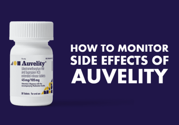 monitor side effects of auvelity