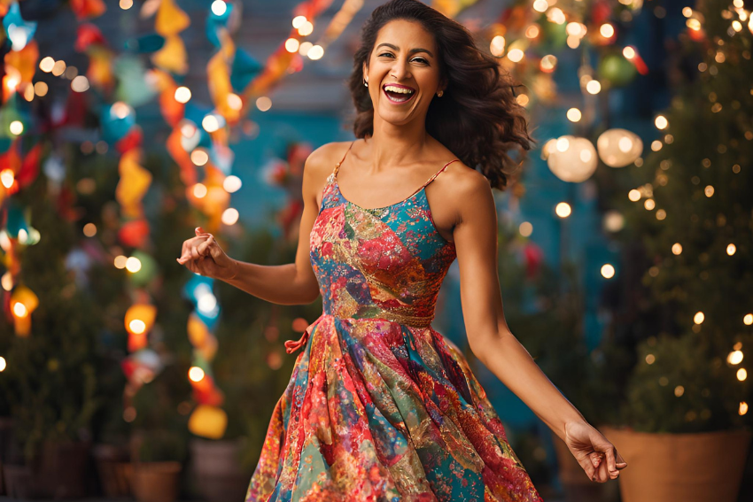 printed dress