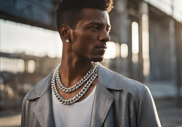 silver chains for men