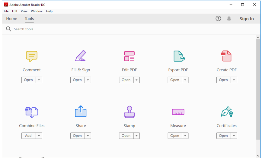 Adobe Acrobat Reader