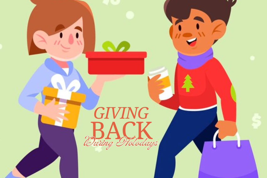 giving back during holiday