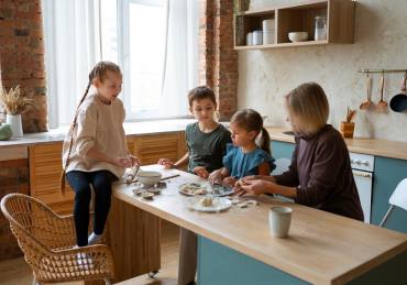 kids dinner table