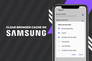 Clear Browser Cache on Samsung