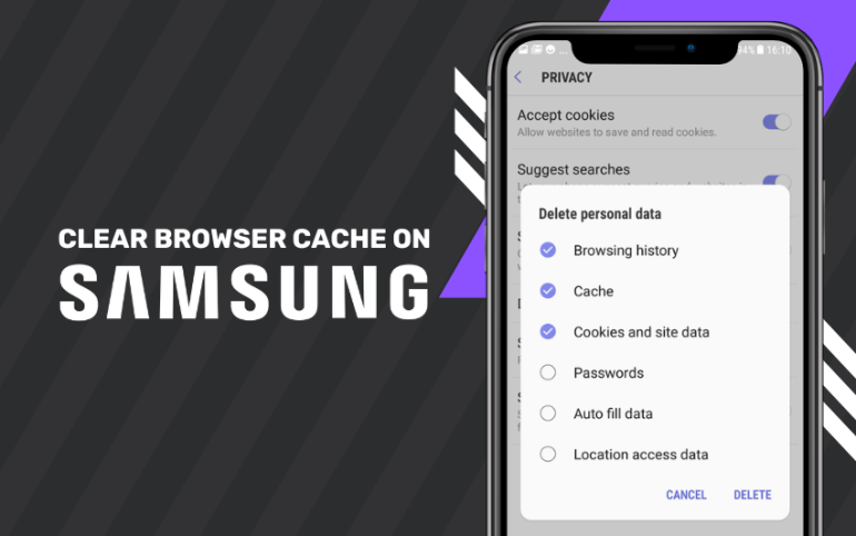 Clear Browser Cache on Samsung