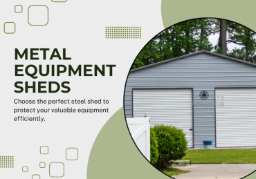 Metal Equipment Sheds - Steel Sheds