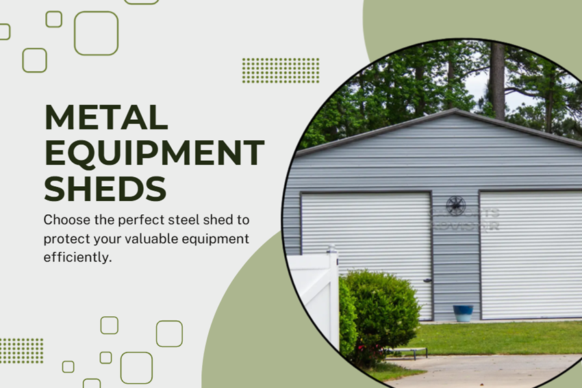Metal Equipment Sheds - Steel Sheds