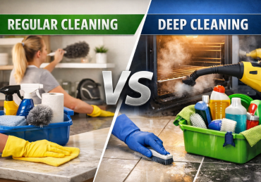 regular cleaning vs deep cleaning