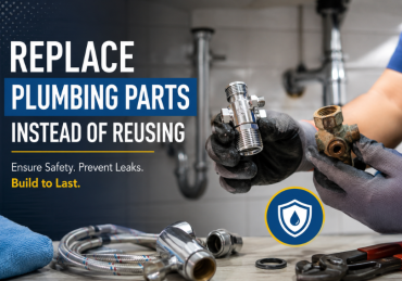 Replace Plumbing Parts Instead of Reusing