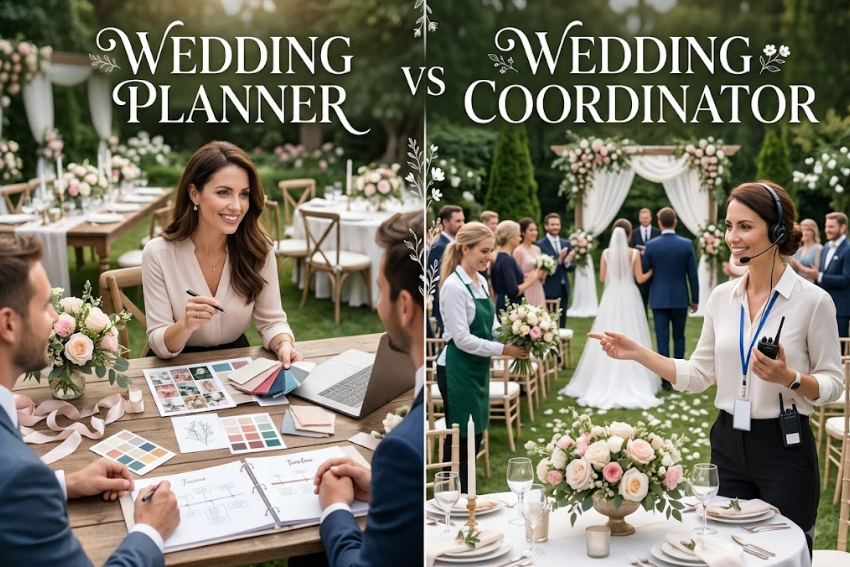 wedding planner vs wedding coordinator